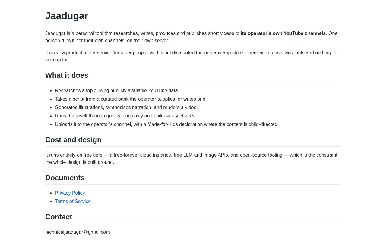 Preview of Jaadugar