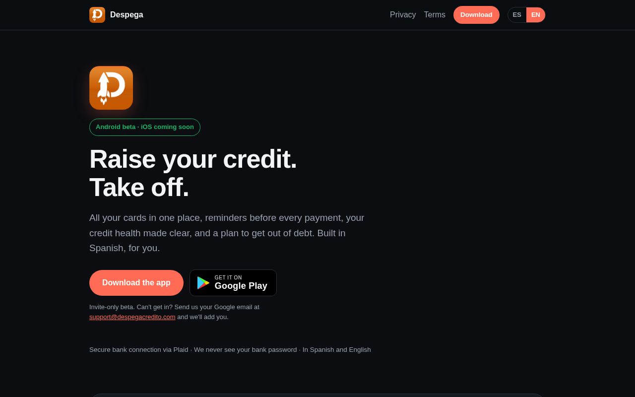 Preview of Despega Site