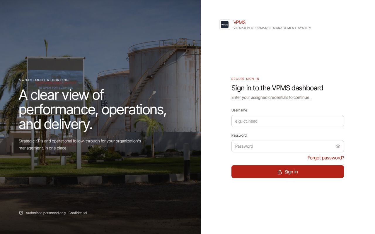 Preview of Vpms Executive Dashboard Template