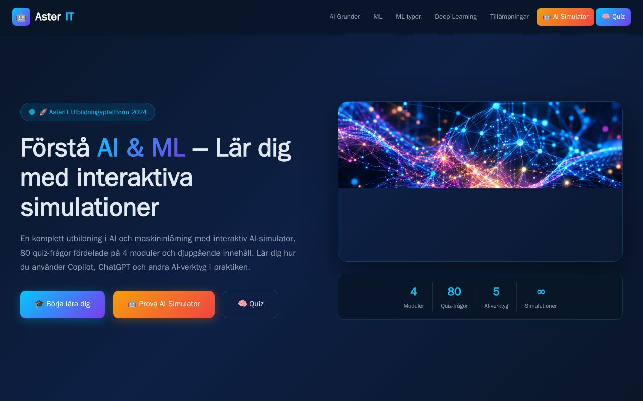 Preview of Asterit Ai Platform