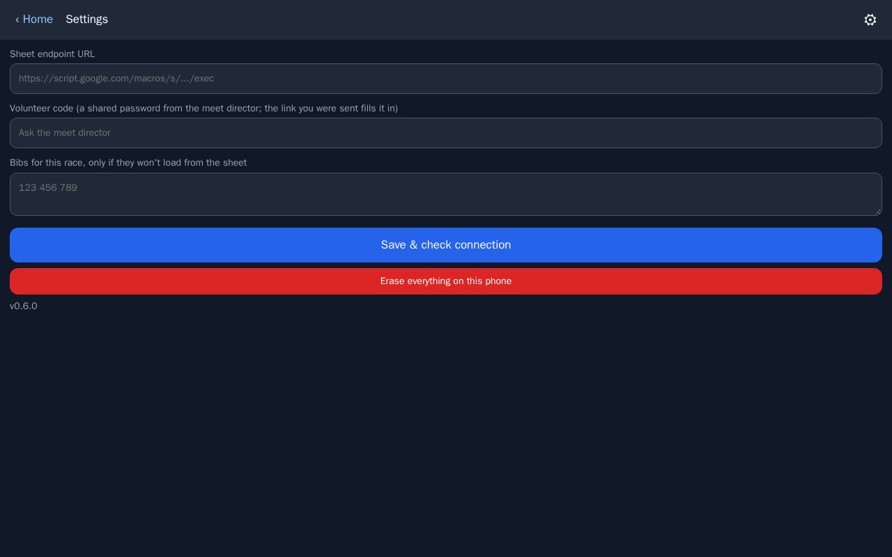 Preview of Xc Race Tracker