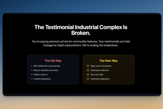 Preview of TestimonialSource - Open Source Testimonials