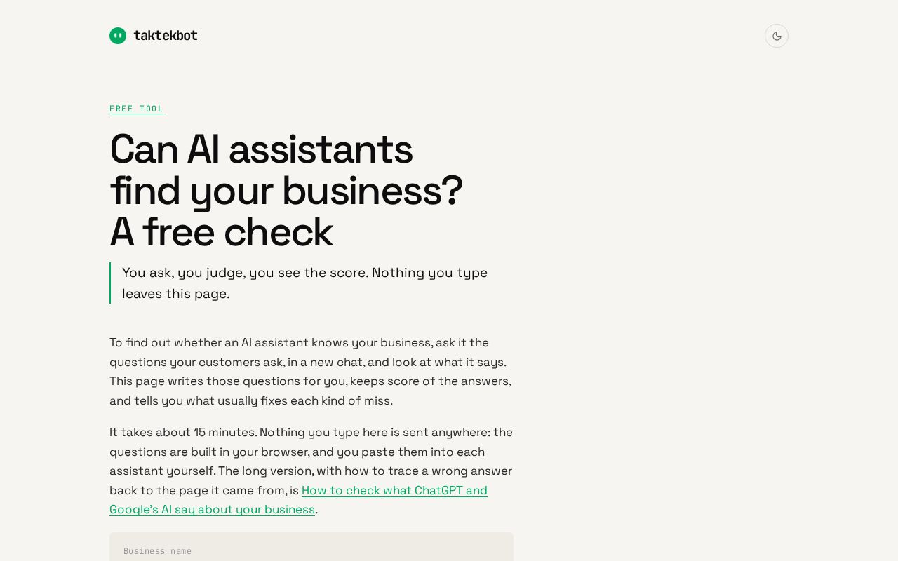 Preview of Can Ai Find My Business