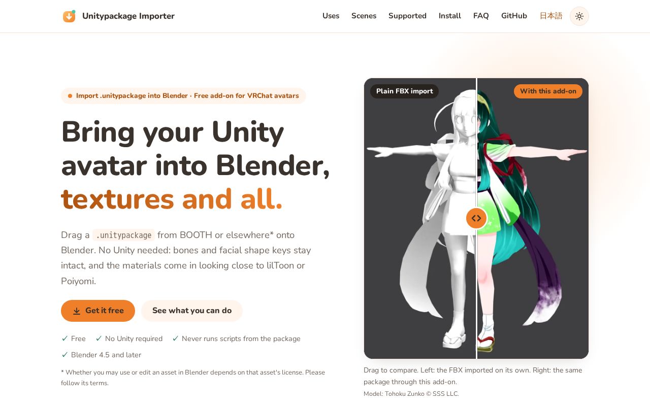 Preview of Unitypackage Loader