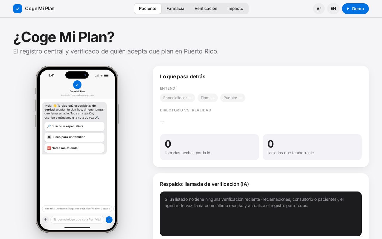 Preview of Coge Mi Plan