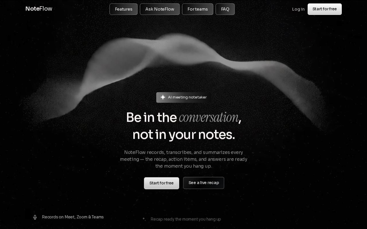 Preview of NoteFlow