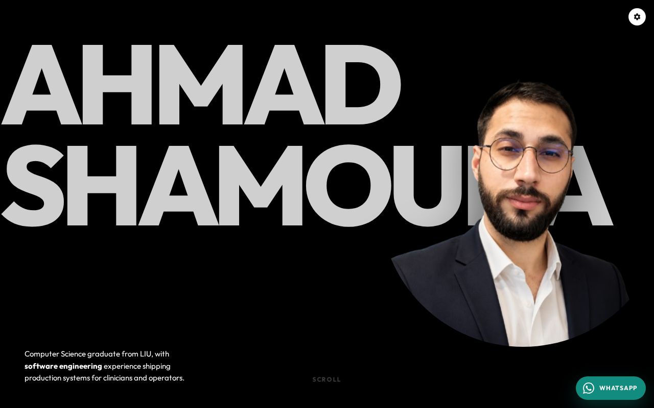 Preview of Ahmad Shamouka portfolio