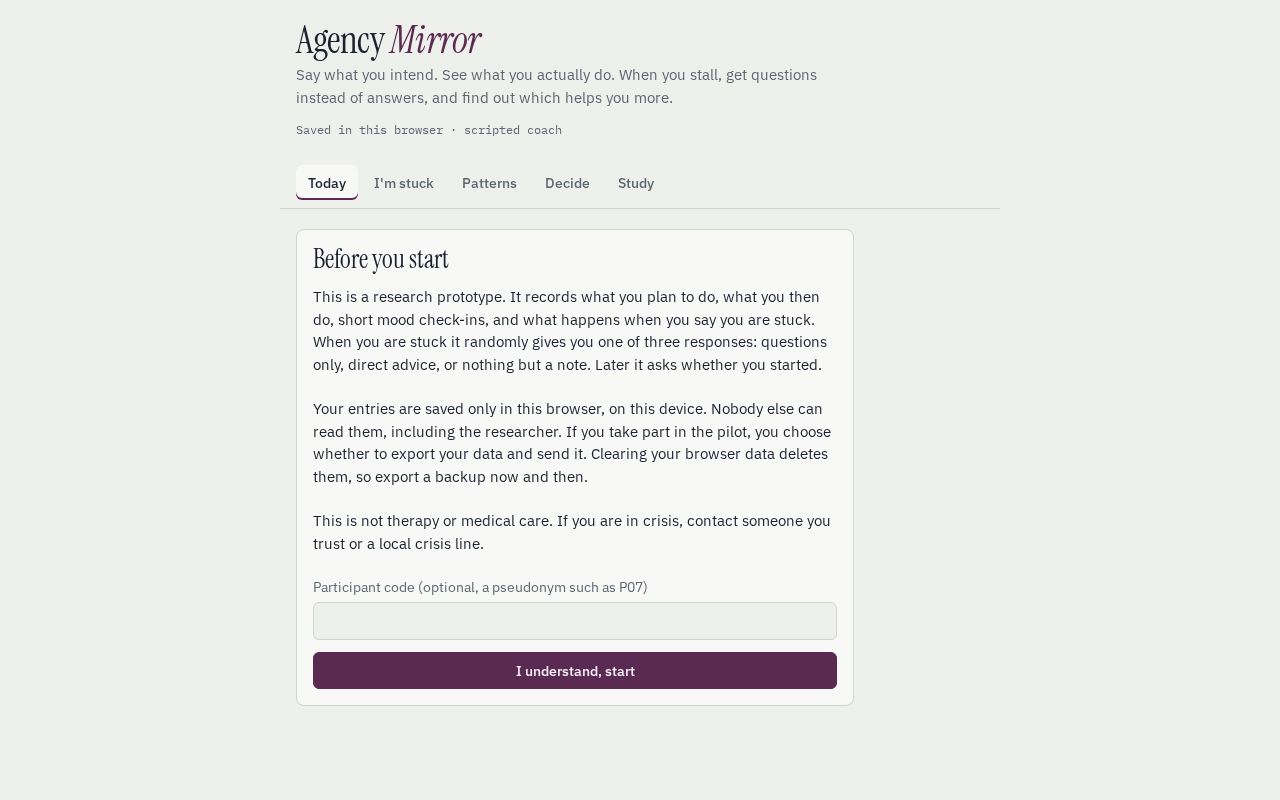 Preview of Agency Mirror