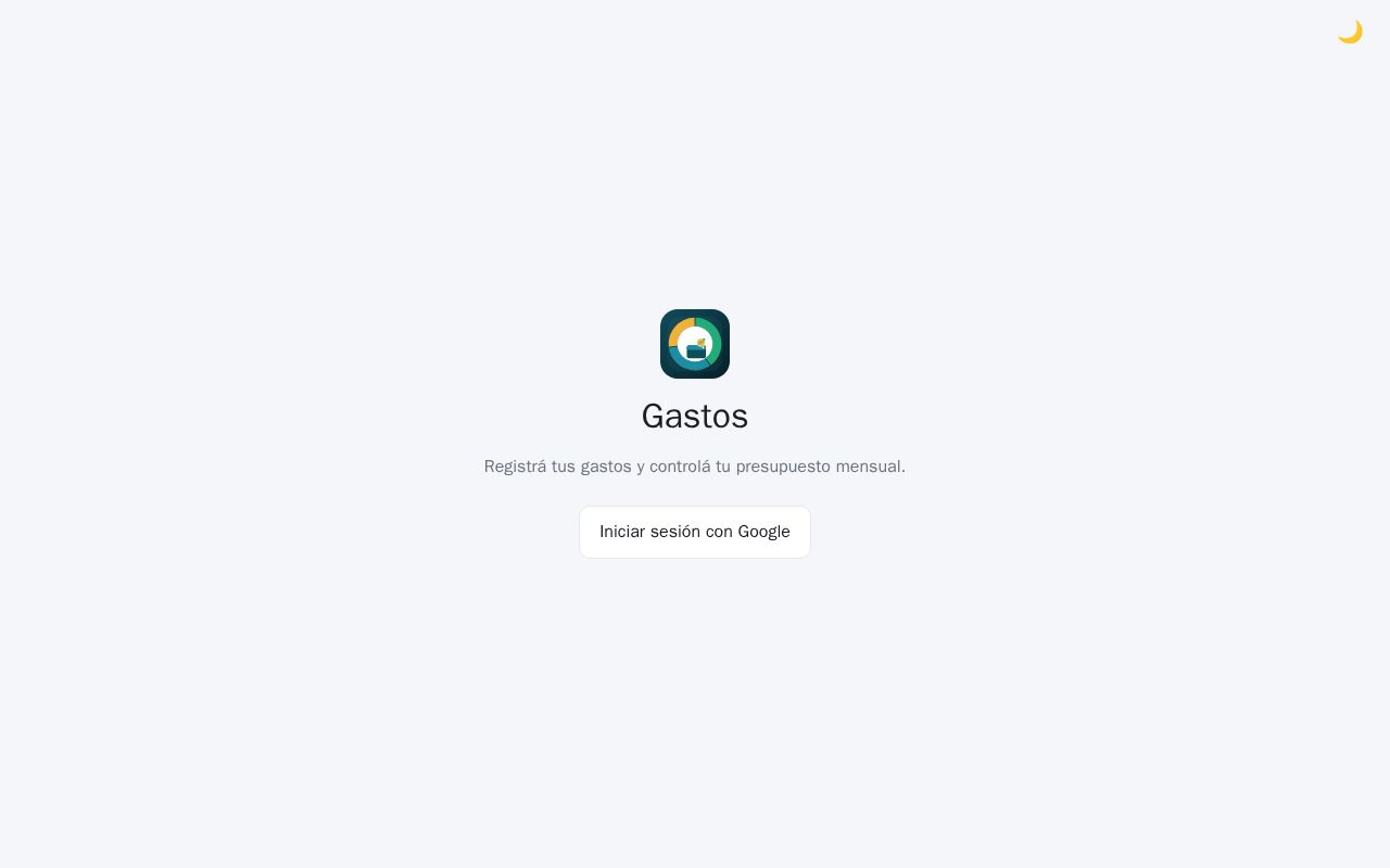 Preview of Gastos App