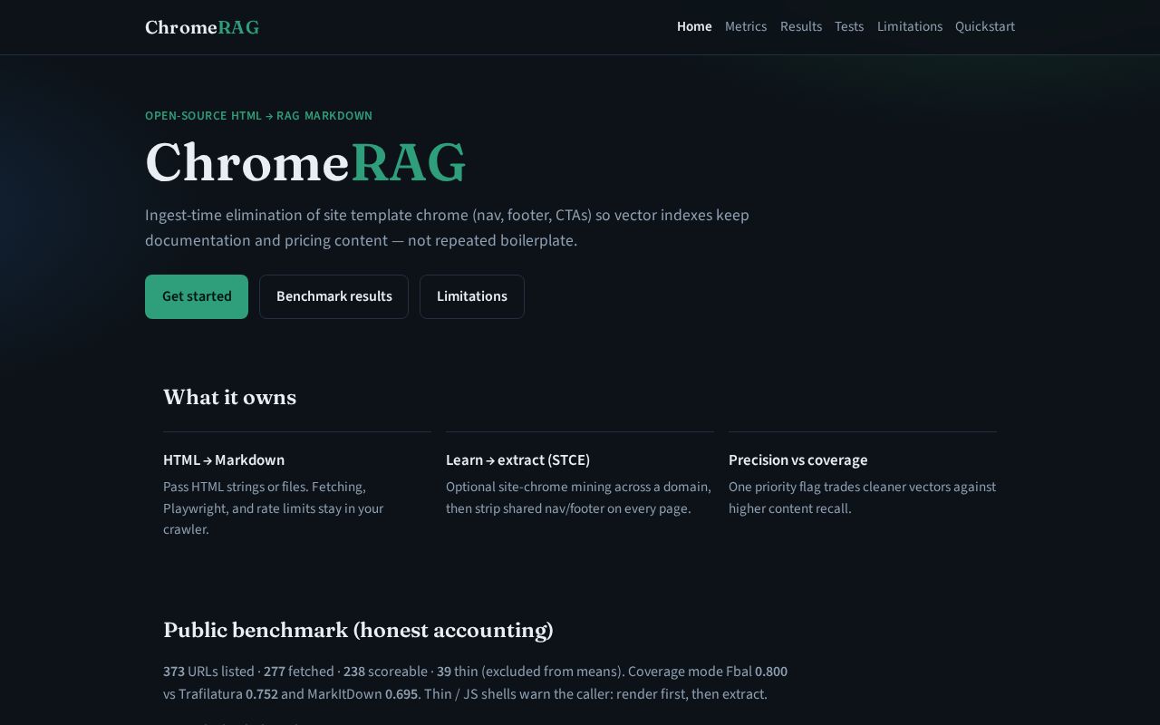 Preview of ChromeRAG