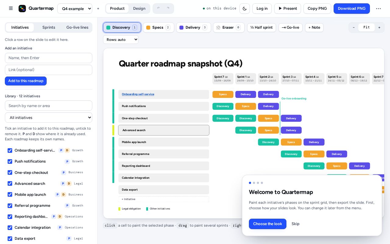 Preview of Product Roadmap