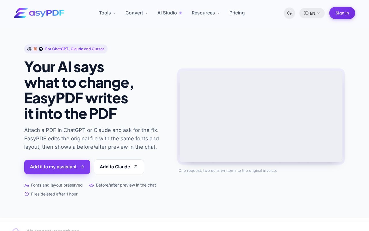 Preview of Easypdf Mcp