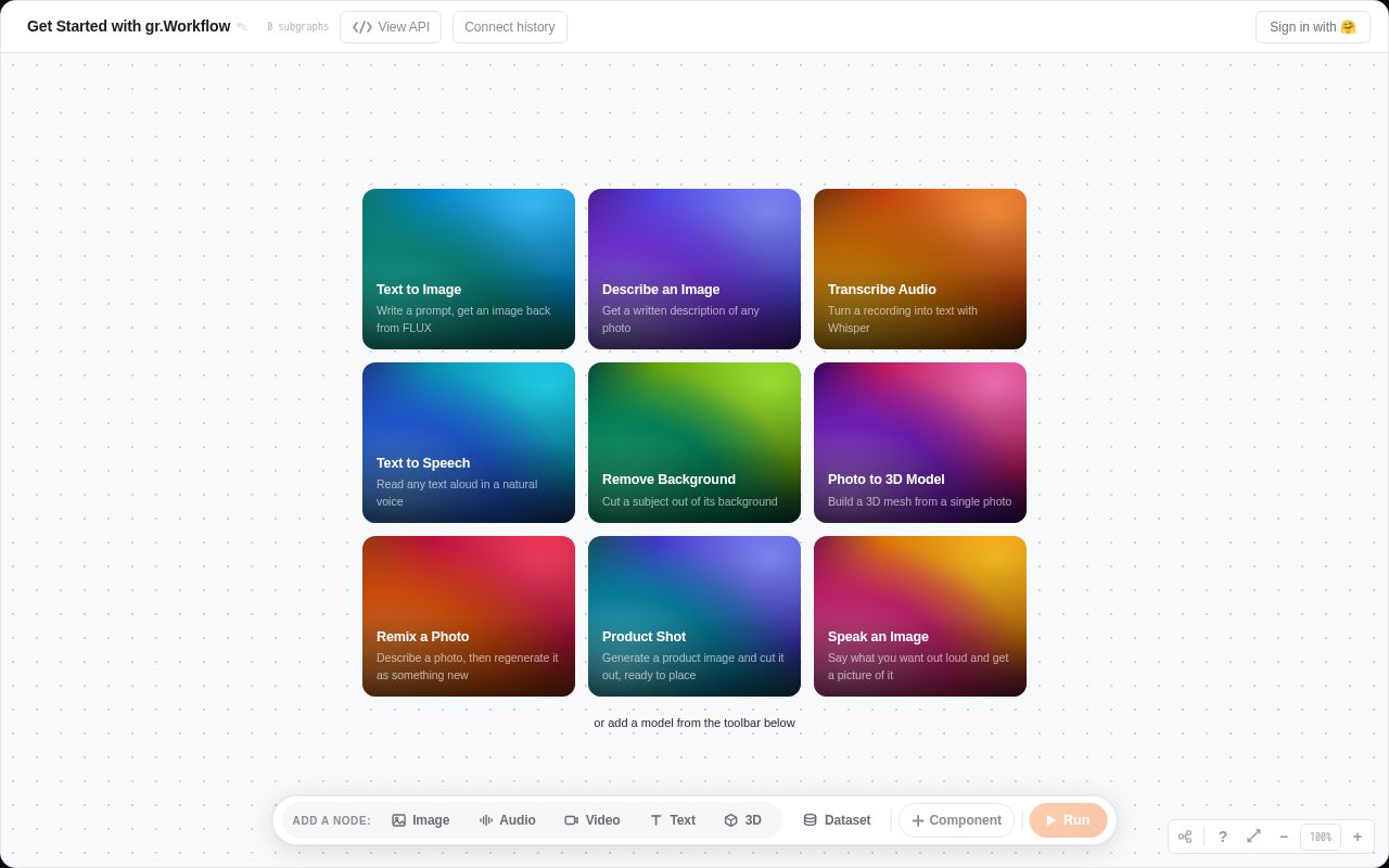 Preview of workflow