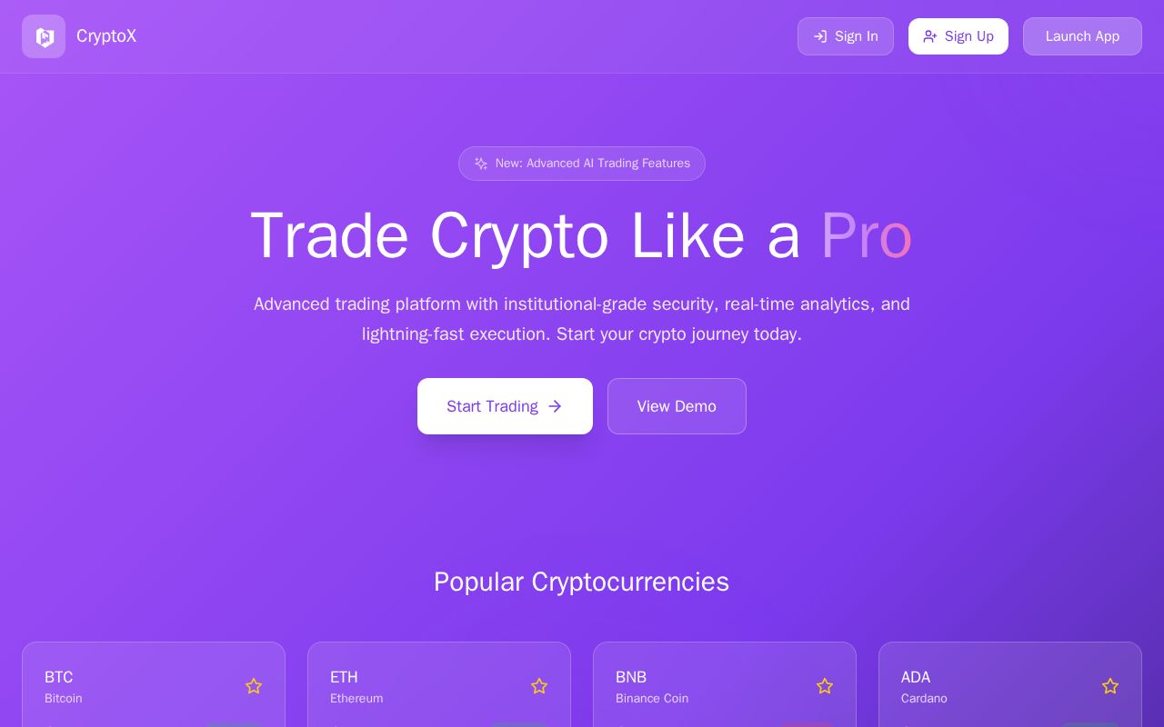 Preview of CryptoX