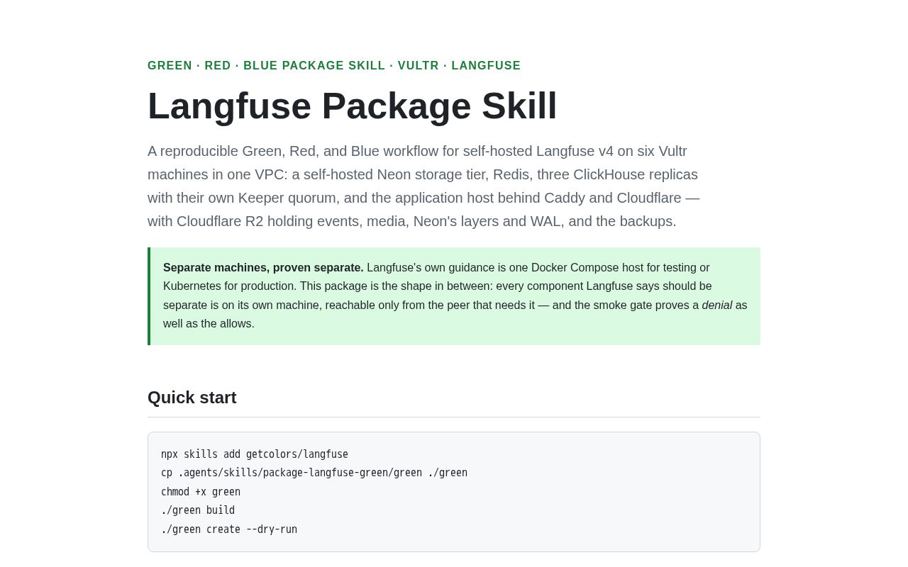 Preview of Langfuse