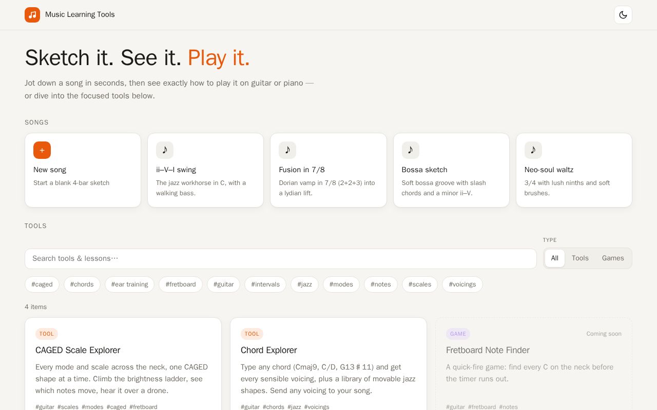 Preview of MusicLearningTools