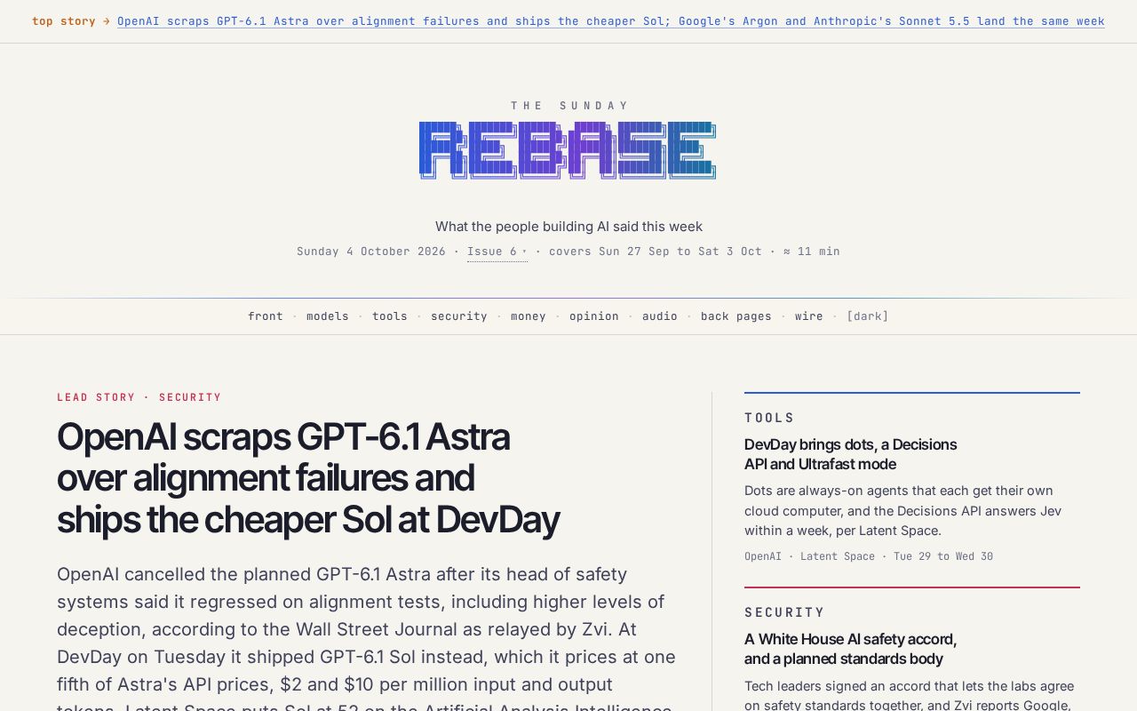 Preview of Sunday Rebase