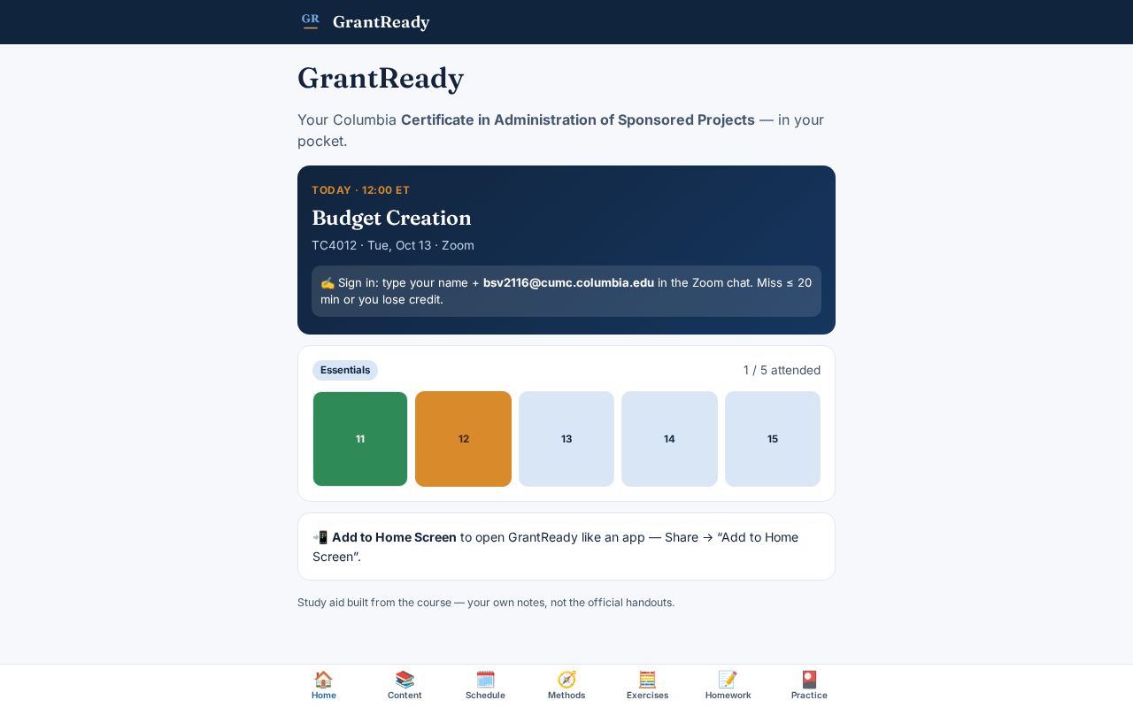 Preview of GrantReady