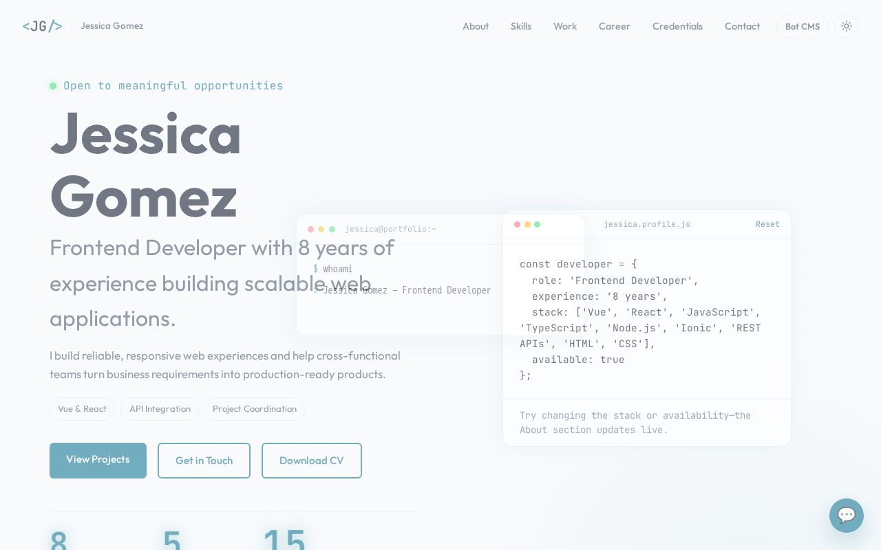 Preview of Prtfl React