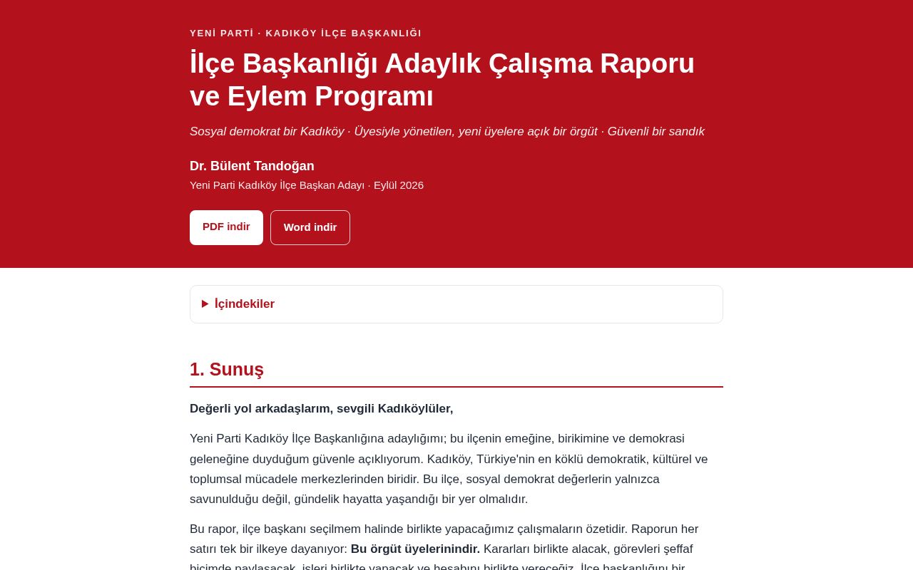 Preview of Kadikoy Calisma Raporu
