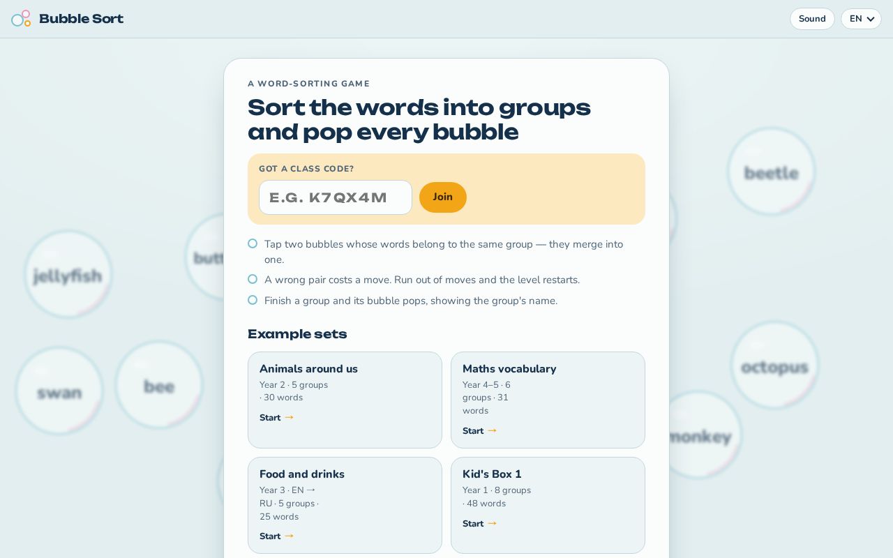Preview of Bubble Sort