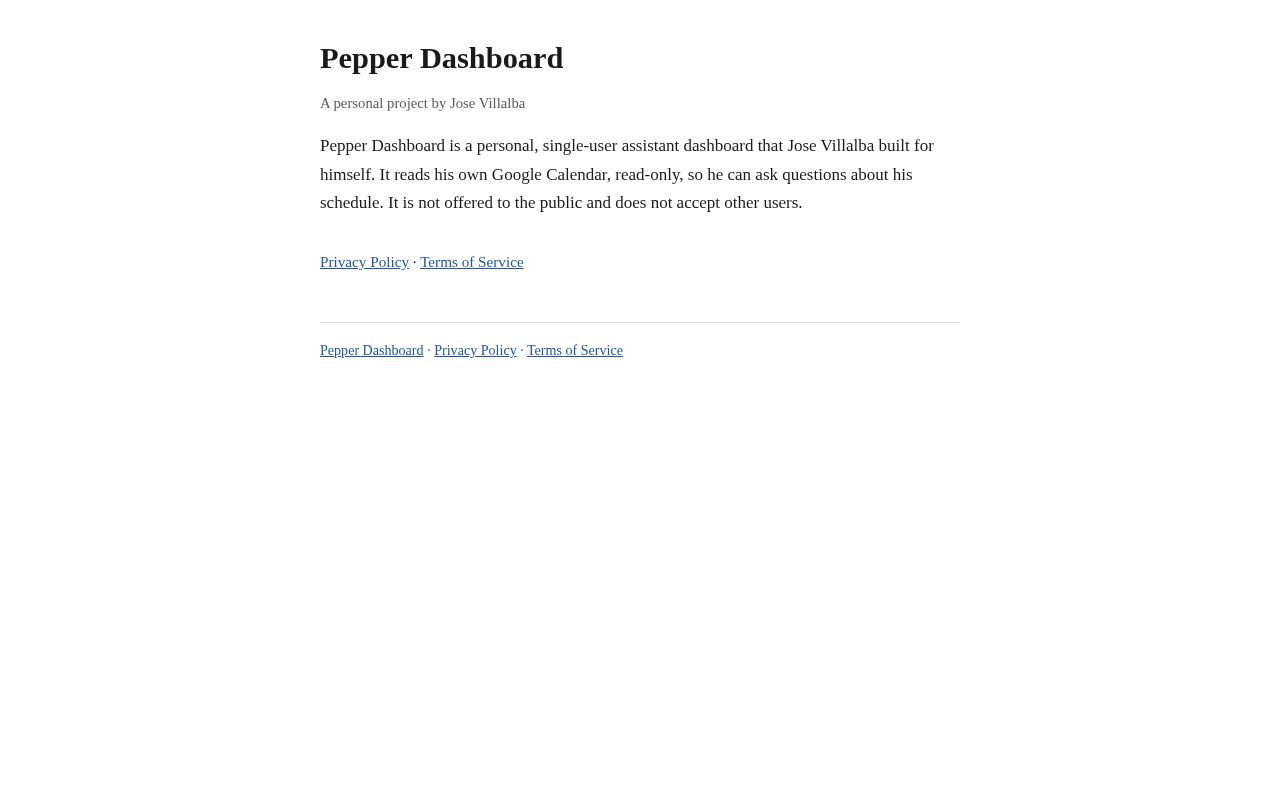 Preview of Pepper Privacy