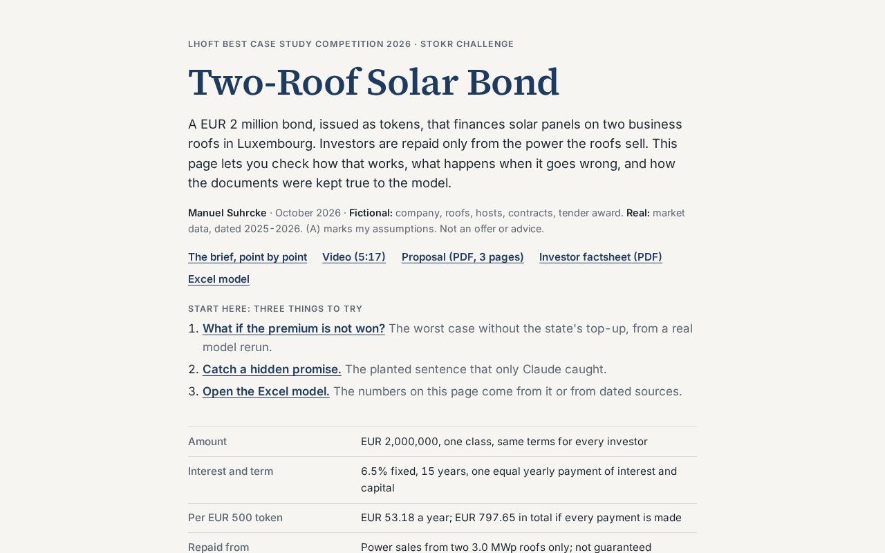 Preview of Two Roof Solar Bond