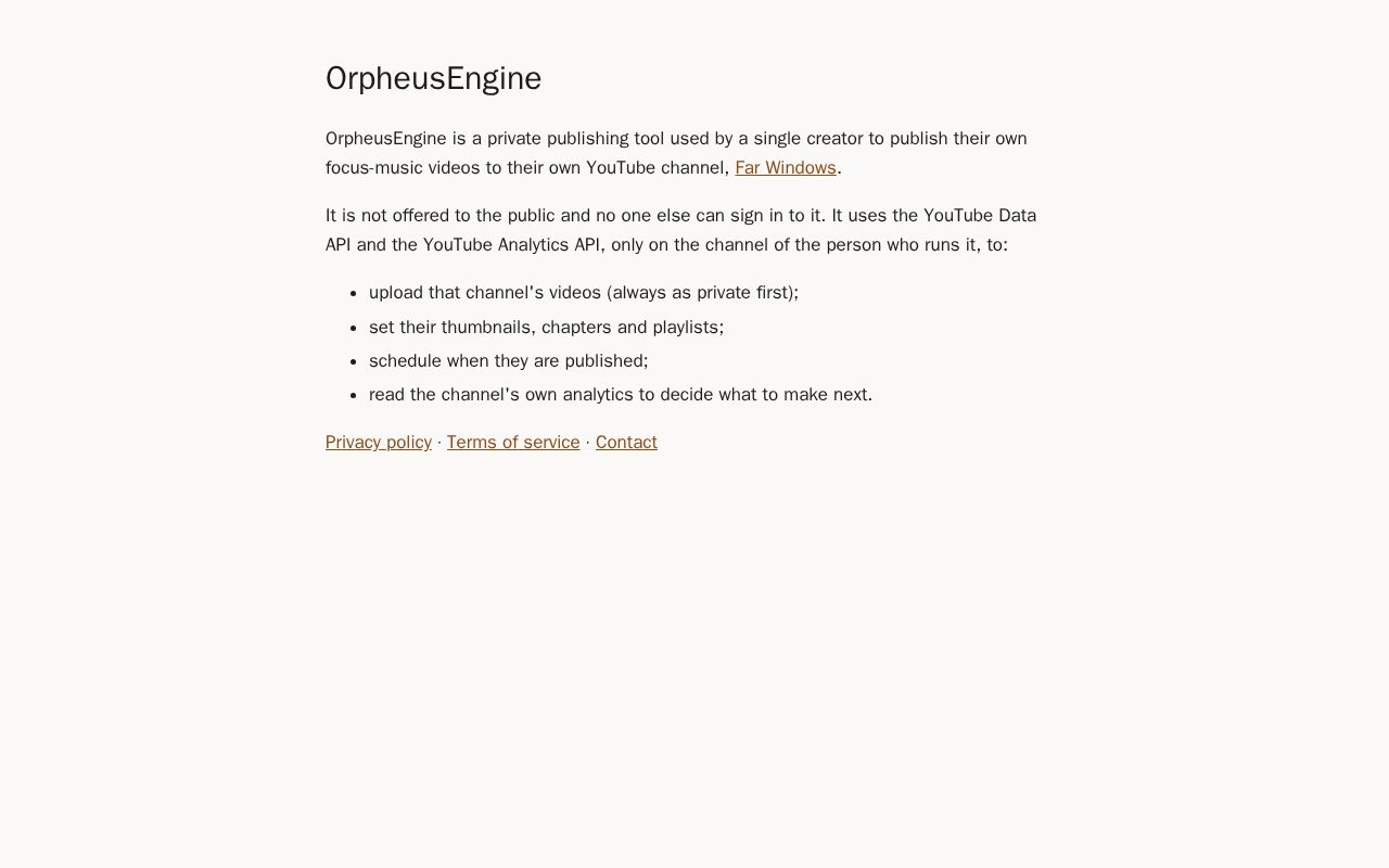 Preview of Orpheus