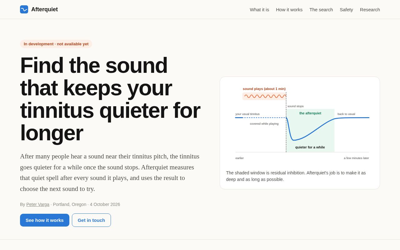 Preview of Afterquiet Site