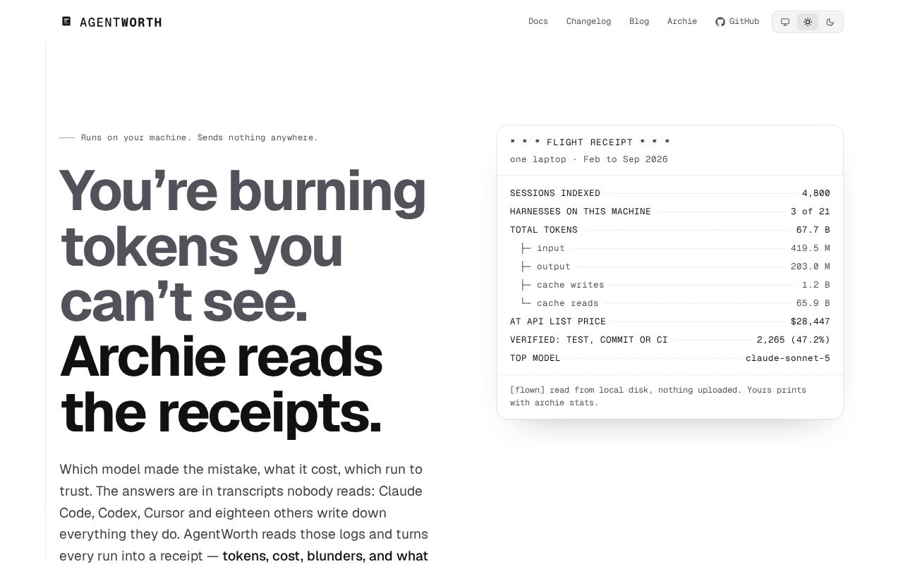 Preview of carbon dating your AI exhaust!