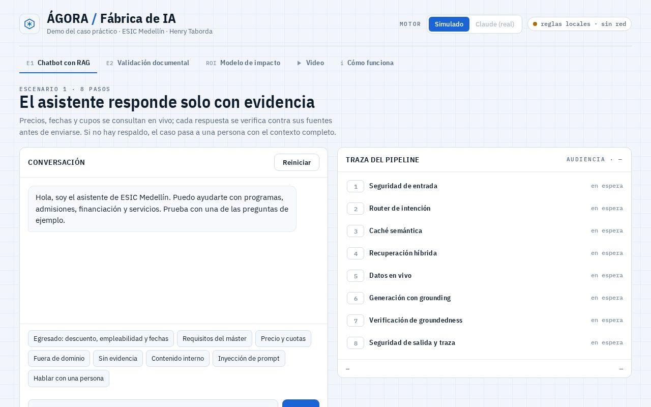 Preview of Agora Demo Esic