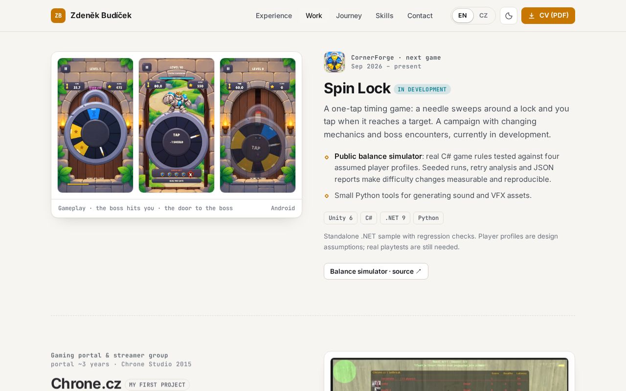 Preview of Lockspin Balance Simulator