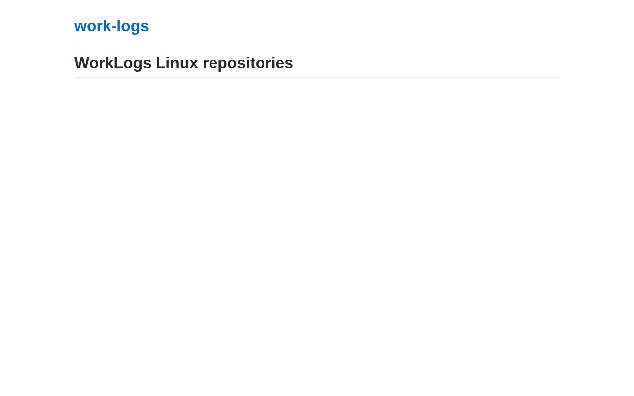 Preview of Work Logs