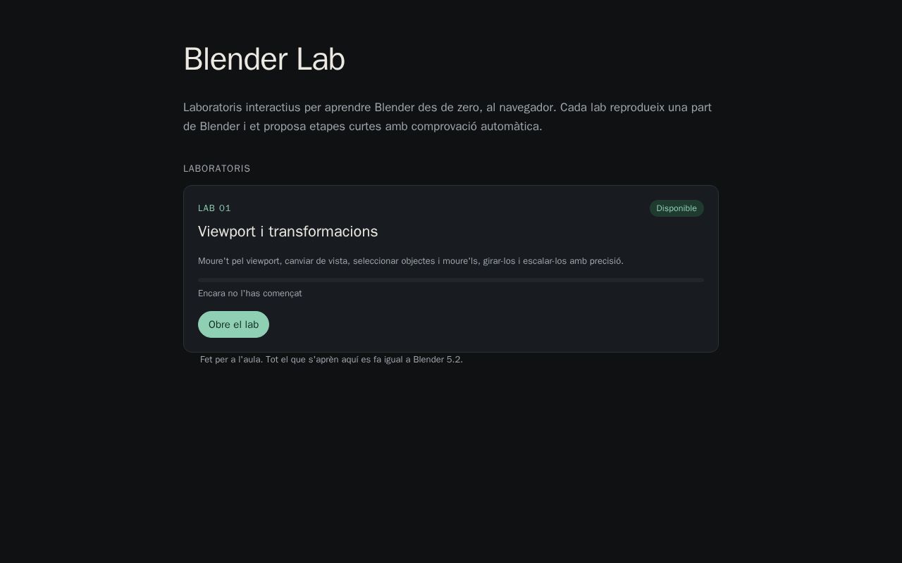 Preview of Blender Lab