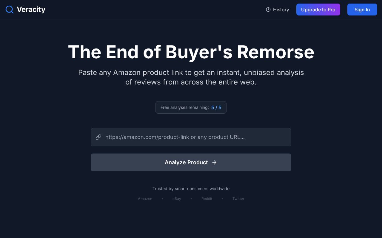 Preview of Veracity - End of Buyer's remorse