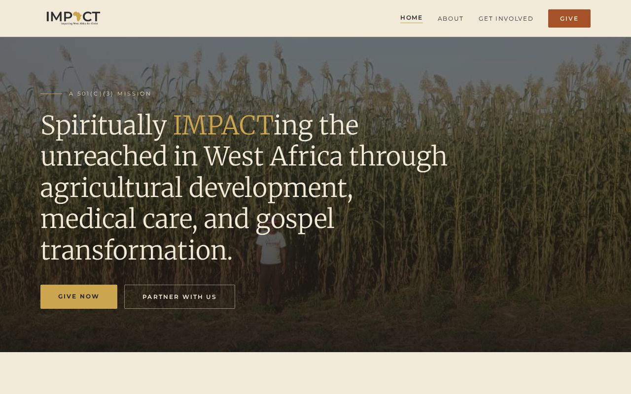 Preview of Website