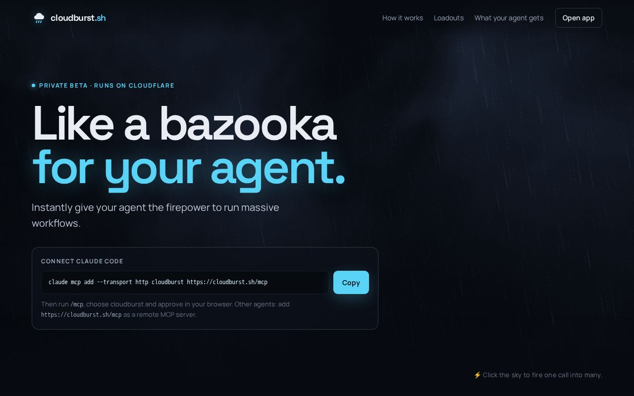 Preview of Cloudburst