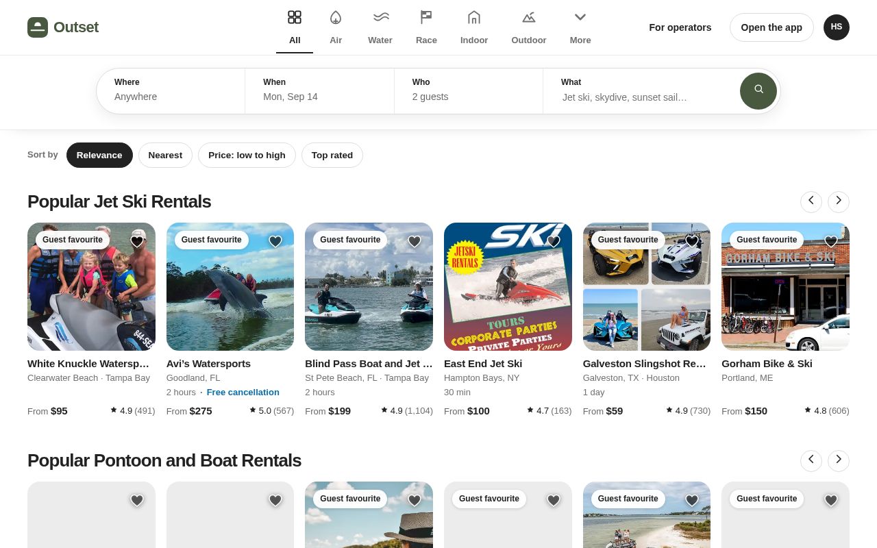 Preview of Outset App