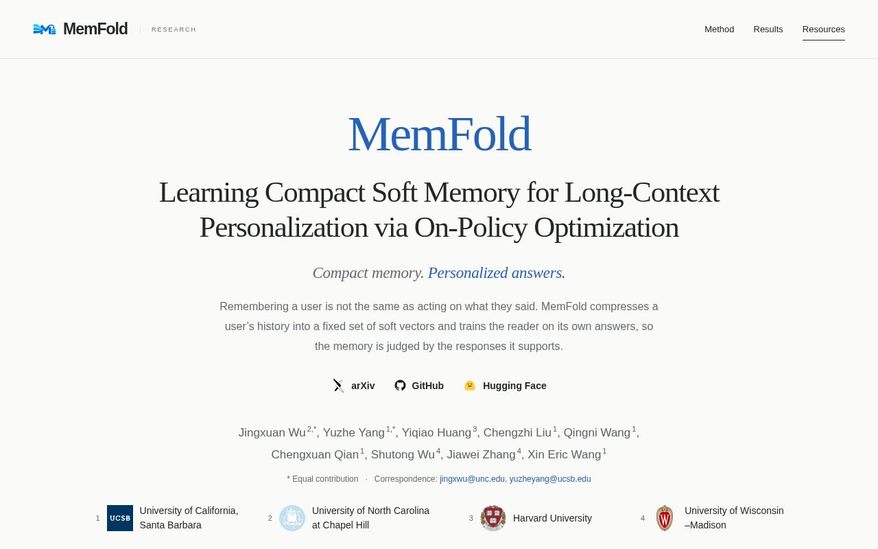Preview of Memfold Github Io