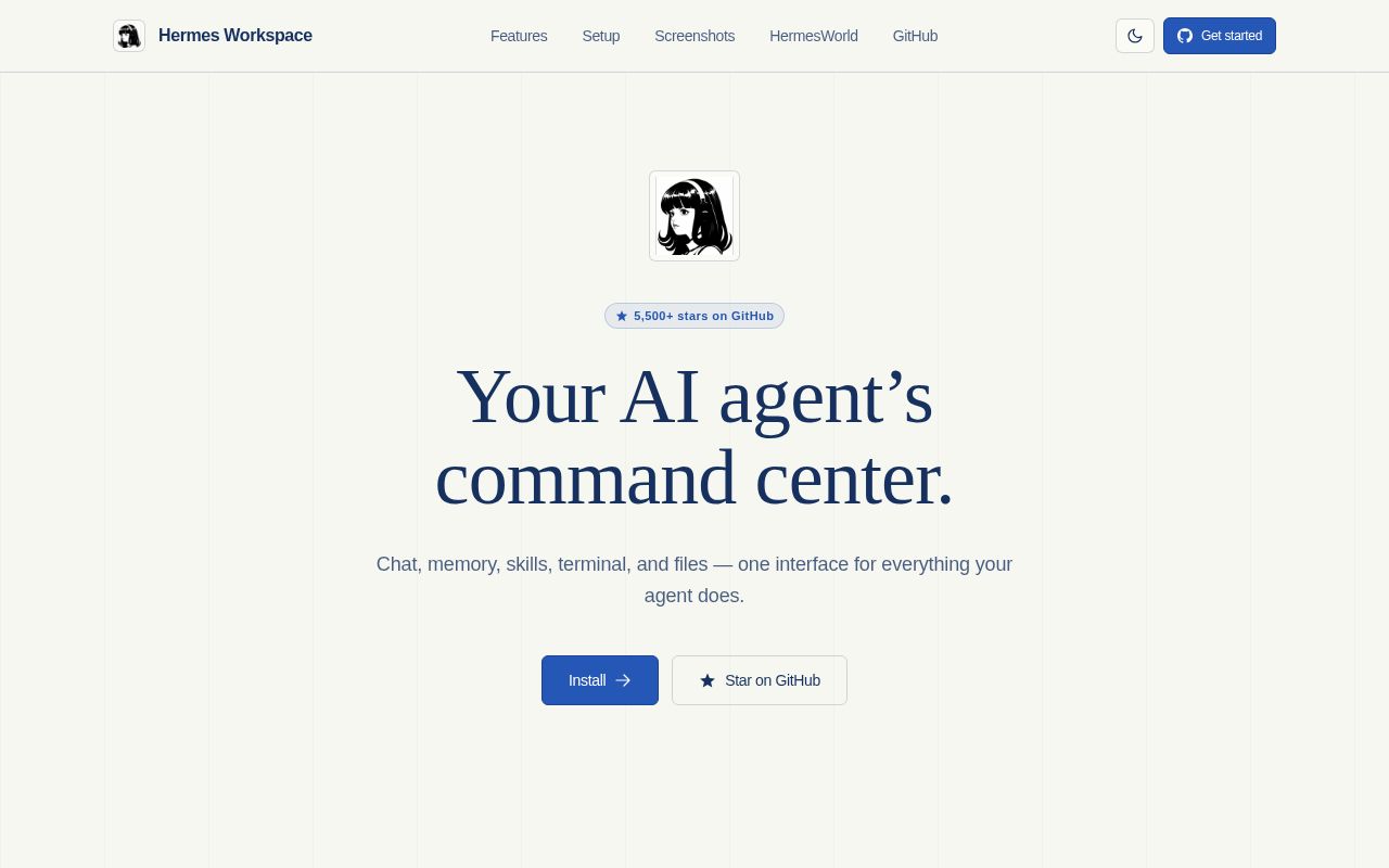 Preview of Hermes Workspace