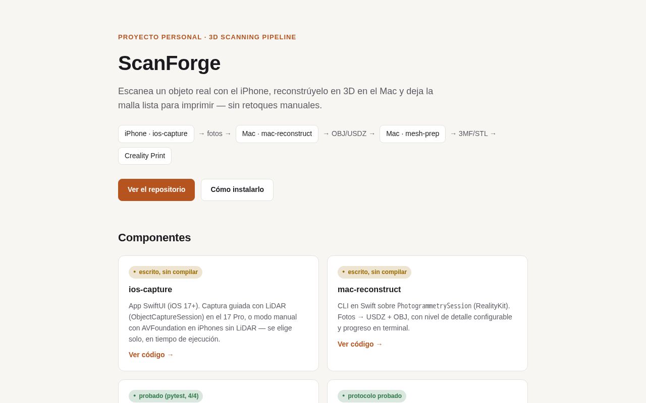 Preview of ScanForge