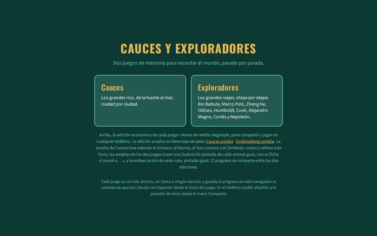 Preview of Cauces