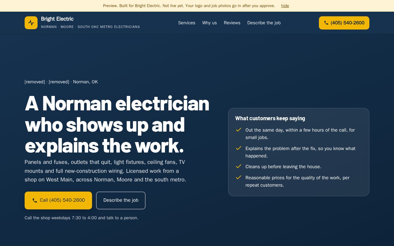 Preview of Bright Electric Preview