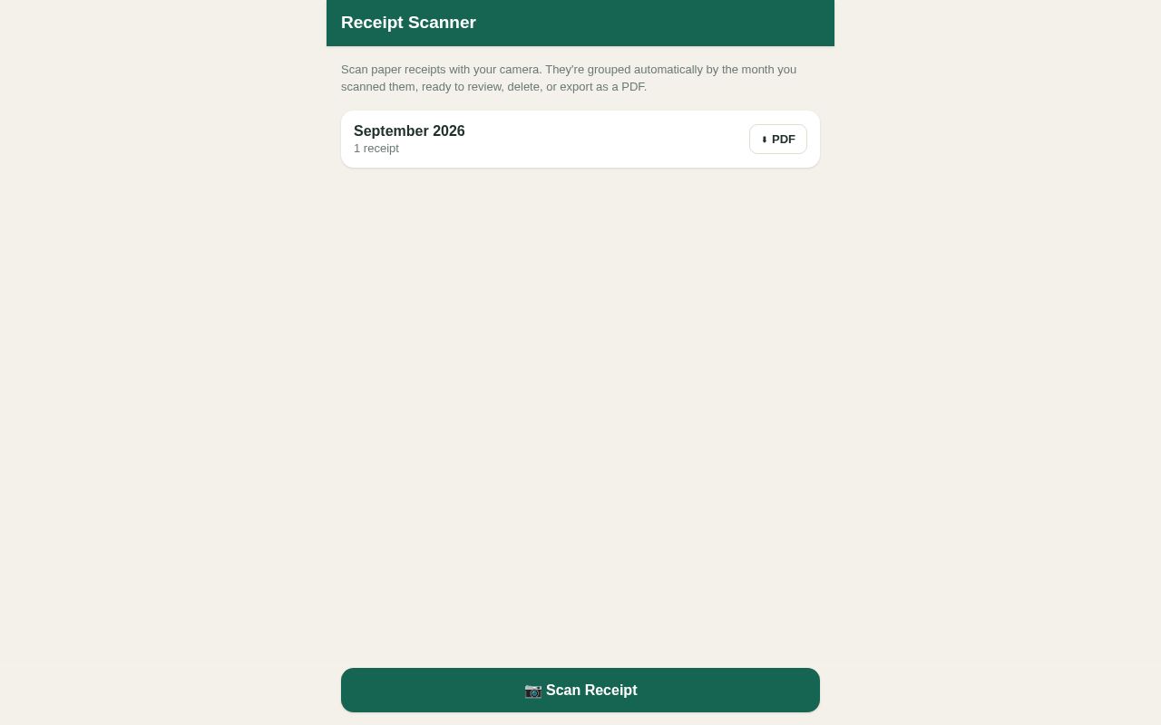 Preview of My invoice app