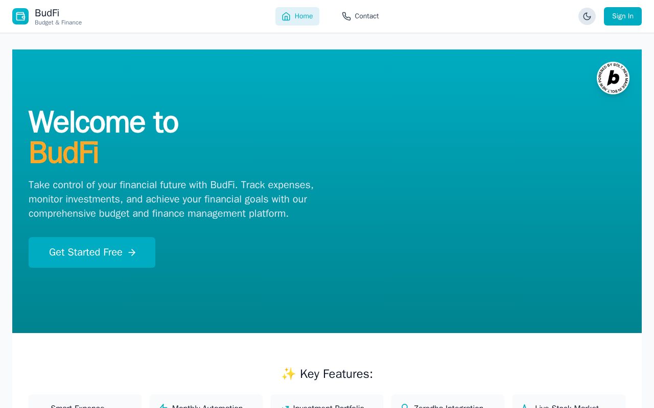 Preview of Monefi personal finance manager