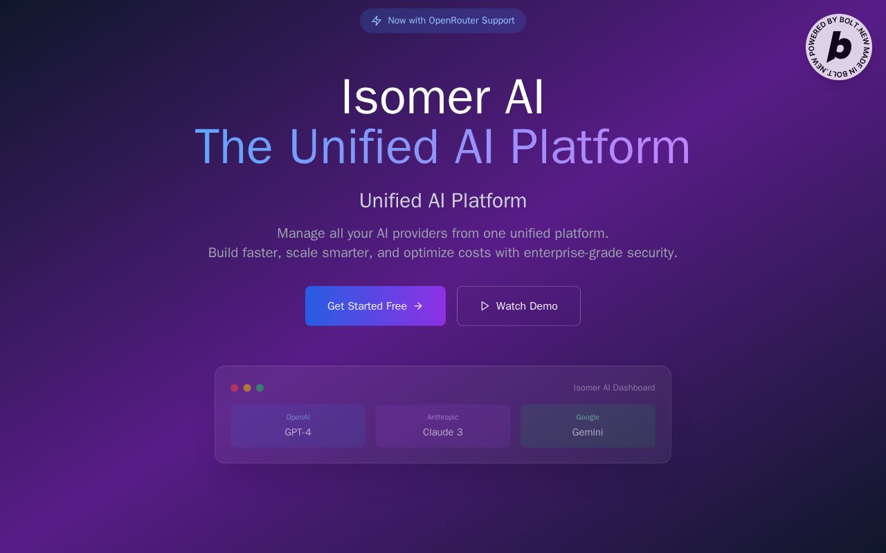Preview of Isomer AI