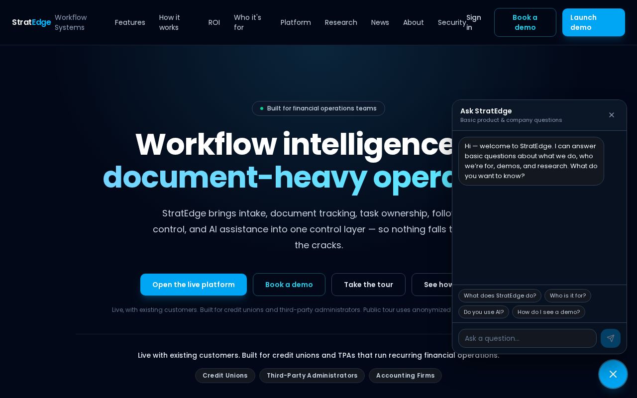 Preview of StratEdge Public Discovery