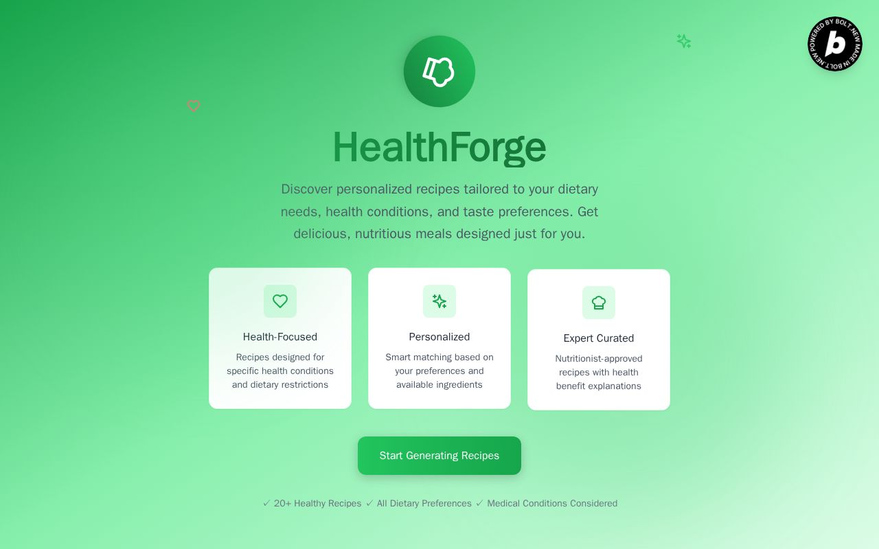 Preview of HealthForge