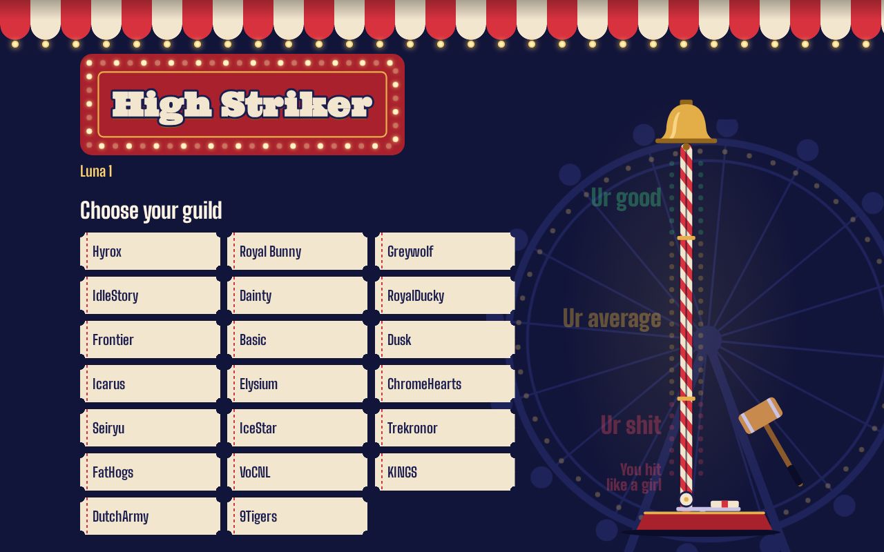 Preview of High Striker
