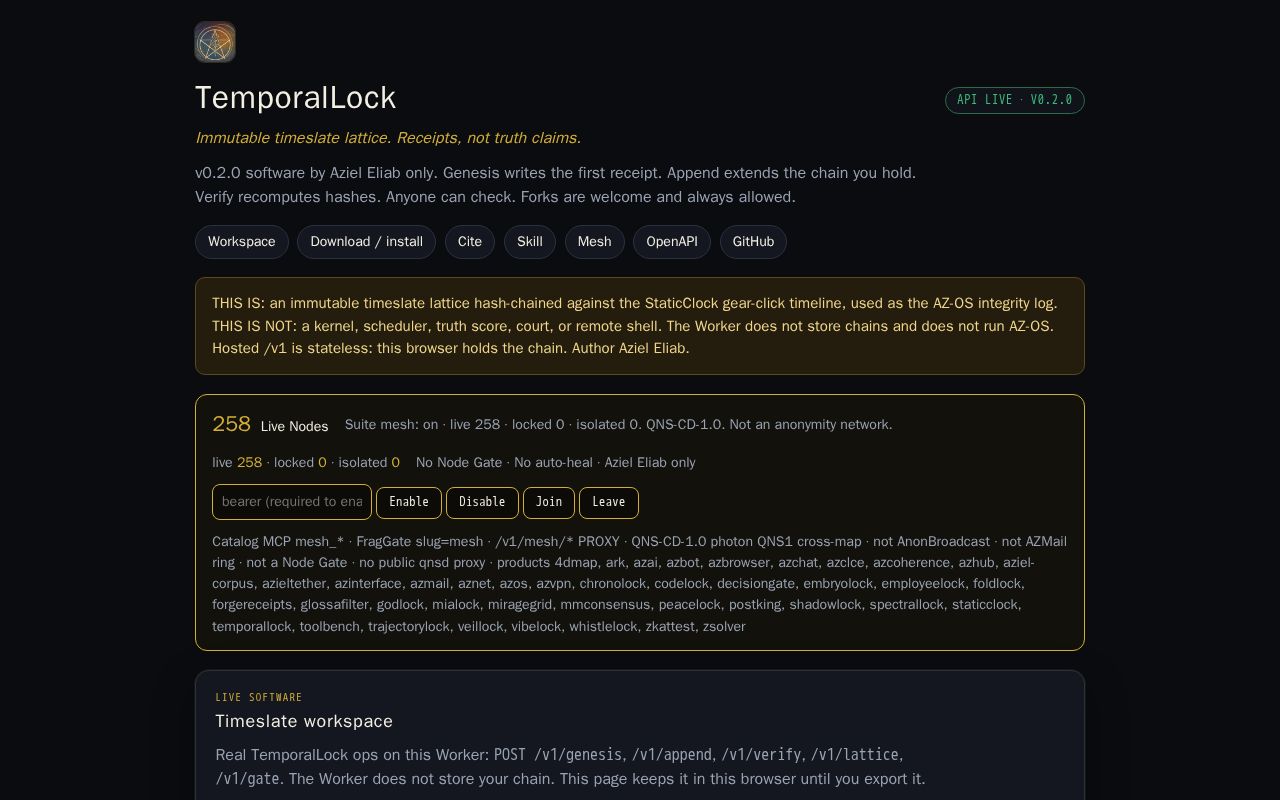 Preview of Temporallock